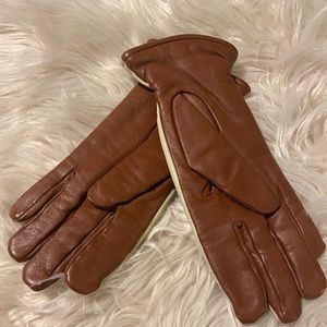 Leather gloves sz medium
